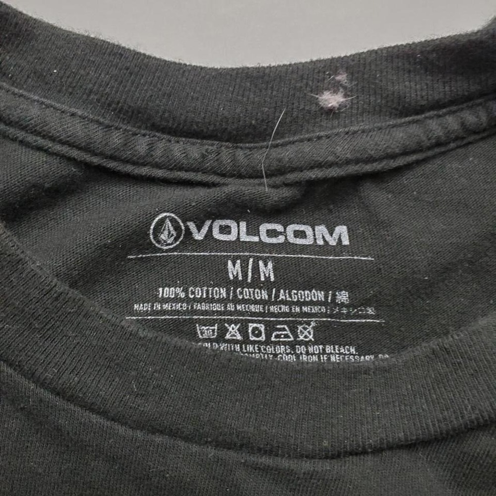 Volcom Black Short Sleeve Graphic Logo Tee - Picture 3 of 6
